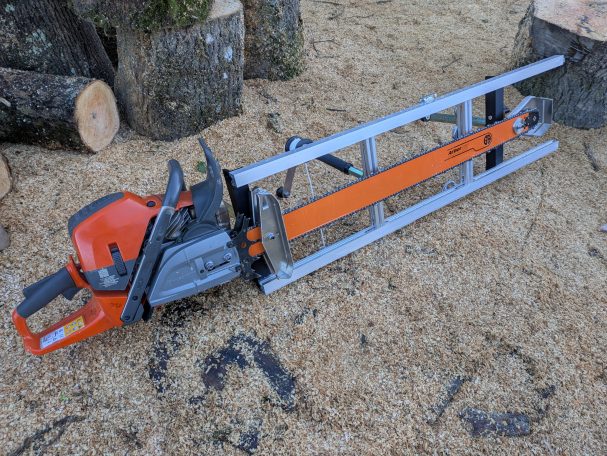 Chainsaw milling rig